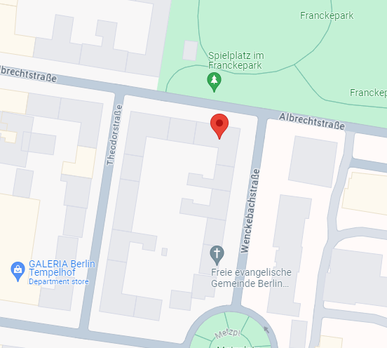 ADRESSE Wenckebachstraße 1, 12809 Berlin, Deutschland